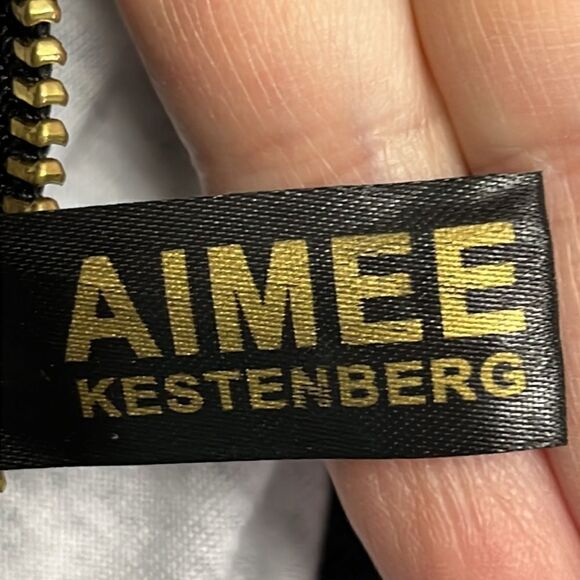 Aimee Kestenberg Animal Print Leather Just Saying Stadium Wallet Mini Crossbody - Picture 12 of 16